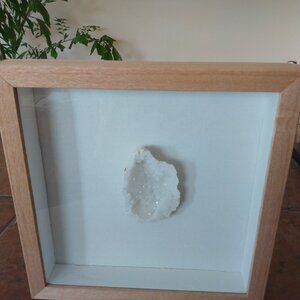 Framed white Geode